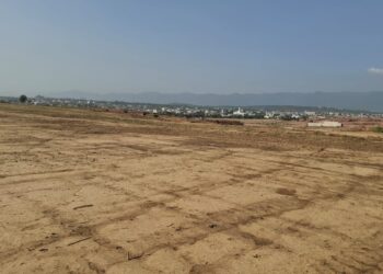 Block F prime location 5 Marla residential plot near main road Jubilee Town — vacant bare plot